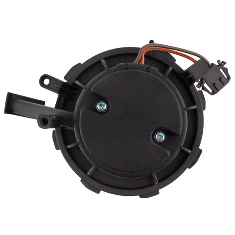 Heavy Duty Front Heater Motor AC Blower Assembly With Fan Cage For Audi A4 A5 Q5 bottom view showing wiring and mounting points.