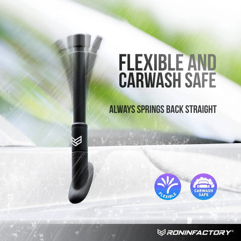 Five Inch Flexible Truck Antenna For Chevy Silverado And GMC Sierra 2014 And Up Anti Theft Carwash Safe Short Replacement