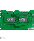 Electronic Control Board Replacement 241973711 For Refrigerators, showcasing circuit design with two digital displays