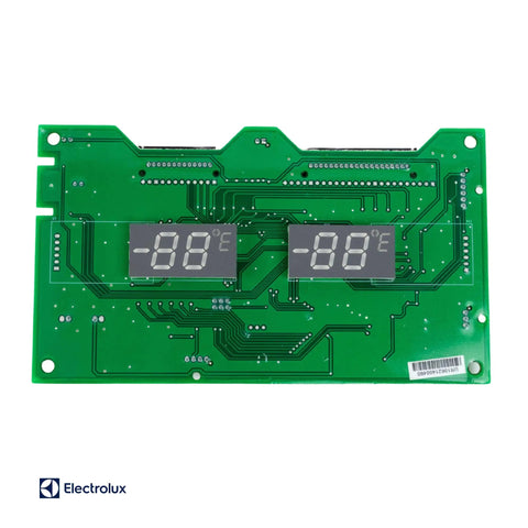 Electronic Control Board Replacement 241973711 For Refrigerators, showcasing circuit design with two digital displays