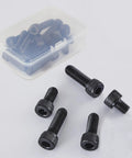 Heavy Duty M10 X 100Mm Hex Socket Head Cap Screws Bolts 12.9 Grade Alloy Steel Black Oxide Finish Full Thread Metric Allen Drive in a clear box.