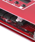 Close-up of circuit board in Spot Welder Portable Mini Welding Machine For Lithium Battery Packs With U Shaped Electrodes No Socket Needed