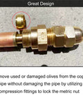 Olive Remover Puller Tool For Compression Fittings Fits One Half And Three Quarter Inch Brass Pipes Ferrule Removal Tool shown