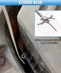 Flexible Magnetic Pickup Tool 24 Inch Bendable Snake Grabber with strong magnetic head holding metal nails in a tight space