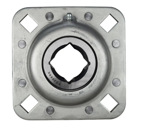 Disc Harrow Flange Bearing Replacement Part 822209C 311007 One And One Quarter Inch Bore with square flange view