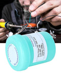 Man using 100 Gram No Clean Solder Paste For Phone Repair And PCB Rework NC559 28um Formula With Low Smoke Emission