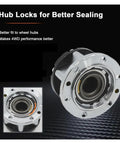 Front and Rear High Performance Hub Assembly Compatible With Suzuki Samurai SJ413 Vitara Jimmy Escudo Sierra 1980-1998 26 Spline durable steel hub lock for better sealing.