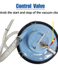Control valve for Badass Pneumatic Shop Vacuum Workhorse, managing start and stop functionality, durable design.