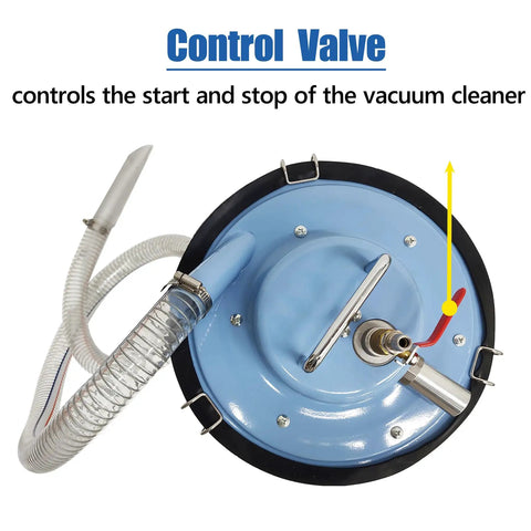 Control valve for Badass Pneumatic Shop Vacuum Workhorse, managing start and stop functionality, durable design.