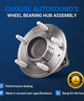 Rear Wheel Bearing Hub Assembly Fits Chevy Equinox And GMC Terrain 2018 Through 2021 Rear FWD 5 Lug With ABS 513441 Replacement
