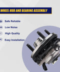 Front Wheel Bearing And Hub Assembly Fits Right In For 1998 To 2000 Ford Ranger And 1998 To 1999 Mazda B4000 4WD With ABS 5 Lug Bolts Model 515027 Replacement