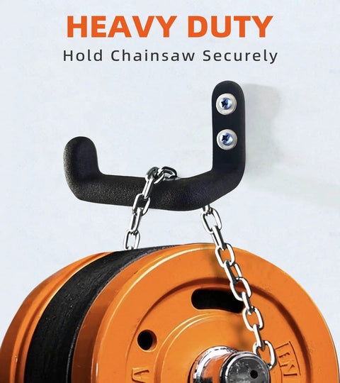 Chainsaw Wall Mount Hook Set 6 Pack Heavy Duty Chainsaw Holder For Garage Organization And Shed Storage Sturdy Steel Racks