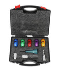 Heavy Duty Electric Wire Stripper For Drill, 6-14 AWG Cable Stripping Tool With Twisting Functionality in a storage case.