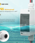 63 Amp Solar Panel Disconnect Switch And Two Pole Circuit Breaker for DC And AC Up To 500V, shown with IP65 waterproof enclosure.