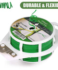 Sturdy Green Garden Wire With Cutter For Plant Ties And Support 492 Feet Long Indoor Outdoor Use Durable Green Coated Wire