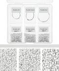 Silver Jewelry Solder Chips And Wires Kit 330 Pieces Of Fine Silver Precut Solder Chips 2x2 Mm And 3 Soft Medium Hard Silver Solder Wires