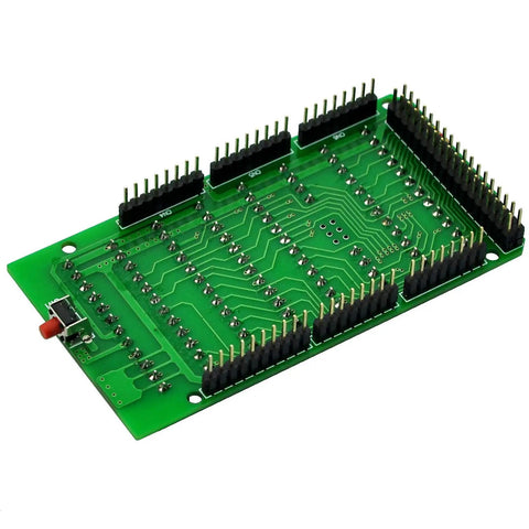 Screw Terminal Block Breakout Module for Arduino Mega 2560 R3 With Power On LED Side Reset Button Soldered And Assembled 3.5mm Pitch board