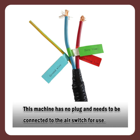 Heavy Duty Top Shelf Industrial Dust Collector And Welding Fume Extractor With Badass 220V 3Kw Motor wiring connections for air switch.