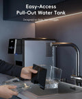 Easy-access water tank for Nugget Ice Maker With Touchless Dispenser For Home And Office Use, 40 lbs per day countertop ice machine