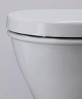 Universal Elongated Toilet Seat With Soft Close Lid And Stainless Steel Hinges, Durable Thermoplastic Construction, White
