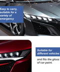 Close-up of car next to Scratch Removal Pen 2 Pack, Quick Fix For Scratches And Paint Damage, Weatherproof Car Scratch Repair Pen.