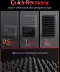 Kick The Echo Down With These Slap On 12 Pack High Density Acoustic Foam Panels Self Adhesive Wall Tiles showing recovery process.