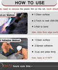 How to use Badass Torch Down Sbs Bitumen Waterproofing Membrane Roll with torch-on and cold adhesive methods.