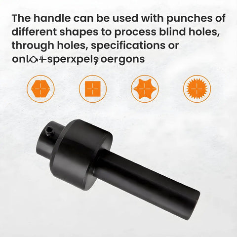 Rotary Broach Tool Holder 3/4 Inch Shank For 1/2 Inch Broaches with polygonal hole options for lathes and milling machines.