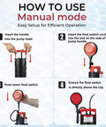 How to use Tough As Nails Automatic Submersible Sump Pump With Float Switch in manual mode setup steps.