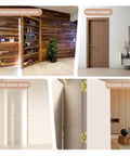 Rock Solid Heavy Duty 6 Inch Hidden Door Hinge With No Drama 3 Way Adjustment For Secret Doors shown on a hidden bookcase and door.