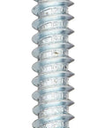 Badass Steel Self Drilling Screws With Zinc Coated Wafer Heads And Star Drive Fasteners For Metal Construction Heavy Duty Hardware 1 1 2 Inch Length Pack Of 50 Ready To Hustle close-up of zinc plated self drilling screw