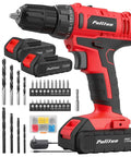 Go-To 20V Cordless Drill Driver Kit With Dual 1.5Ah Batteries, 30Nm Torque, 21 Plus 1 Clutch, Two Speed, Three Eighth Inch Chuck, LED Work Light