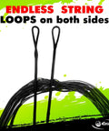 Durable Dacron Bow String Replacement For Archery Recurve And Traditional Longbows, 12 14 16 Strand Options, showing loops
