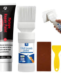 2 In 1 Wall Repair Kit With White Paint For Walls And Drywall Patch Quick Fix For Holes Cracks Dents And Stains All In One Filler kit
