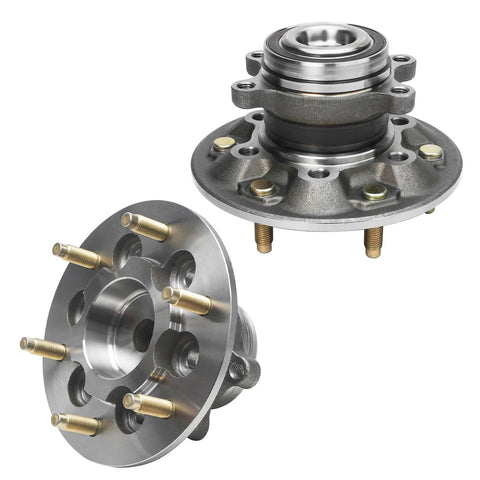 Beef Up Your Ride RWD Front Wheel Hub Bearing Assembly Kit With Upper Ball Joints And Sway Bar Links For 2009-2012 GMC Canyon