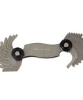 Made In USA Pro Grade Screw Pitch Gauge With 22 Leaves For 9 To 40 TPI English Thread Gage Tool And Precision Steel Thread Measuring Instrument