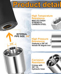 Frienda hydraulic hose, 3/8 in ID x 50 ft, black with 10 JIC 37° female and NPF male fittings; 4,800 psi steel-wire braided.