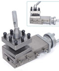 Portable Mini Lathe Tool Post Holder With 90mm Stroke Lightweight Cast Iron Build Cross Slide And Tool Post Assembly Durable Lathe Accessory