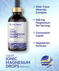 Magnesium Liquid Complex Drops, 400 Mg Per Serving, 4 Fl Oz, Vegetarian, Non GMO Gluten Free Mineral Supplement With Sulfate And Boron bottle