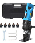 1300W Electric Hydraulic Hole Puncher For Metal And Steel Plates 110V 50Hz 10T Output Punch Tool with accessories and toolbox