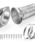 Magnetic Dryer Vent Connector Kit With Snap To Connect Magnetic Coupling No Tools Needed For Quick Disconnect For Lint Cleaning