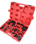 Toyota Rear Axle Camber Rubber Sleeve Tool Kit for Easy Iron Bushing Disassembly and Replacement on Land Cruiser in red case