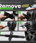 Steps using Universal Boat Gimbal Bearing Puller And Alignment Tool Kit For Mercruiser Alpha, Alpha 1, Bravo installation