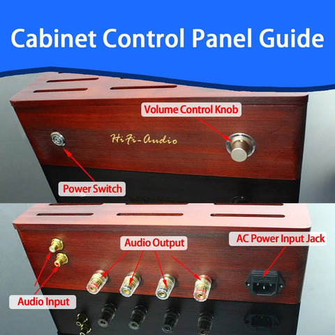 One Side Heat Dissipation Audio Amplifier Chassis For DIY Projects Power Supply Enclosure For Preamp And DAC control panel guide