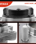 Close-up view of Rear Wheel Bearing And Hub Assembly 5 Lug Fit For Nissan Sentra 2013 2019, displaying hub, casing, and stud.