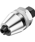 Damaged Bolt Extractor and Stud Remover Tool for One Quarter to One Half Inch Bolts, heavy duty chrome moly steel visible.