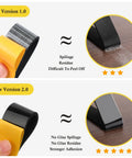 Comparison of old vs new Heavy Duty Weather Stripping Adhesive Foam Tape Half Inch Wide By One Eighth Inch Thick, showing adhesion differences.