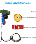 Beast Mode Tree Climbing Spike Gear With 5 Point Belt Straps Adjustable Lanyard Durable Stainless Steel Claws Non Slip Pedal