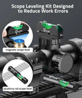 Scope leveling kit in Two In One Rechargeable Laser Boresighter And Scope Leveling Kit For Quick Optic Zeroing With Green Laser