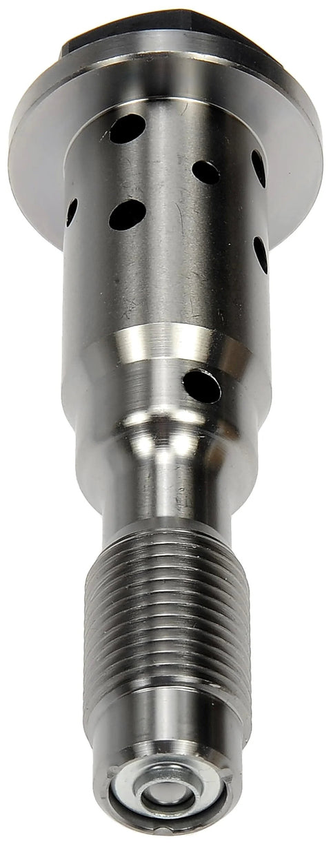 Front view of Engine Variable Valve Timing Oil Control Valve Replacement for select models, durable VVT solenoid metal construction.